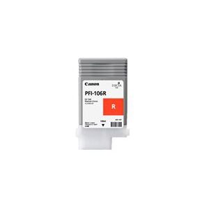 Canon PFI-106 R - 130 ml - rød - original - blækbeholder - for imagePROGRAF iPF6300, iPF6350, iPF6400, iPF6400SE, IPF6450