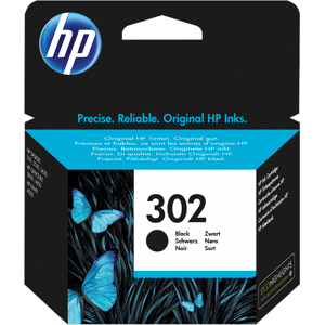 HP Black Inkjet Blækpatron No.302 (F6u66ae)