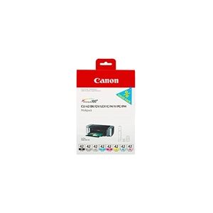 Canon CLI-42 multipack 8 tri-colores (BK/C/M/Y/PC/PM/GY/LGY)