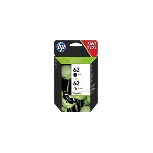 HP 62 Pack (N9J71AE) Cartucho tinta negro + color