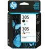 HP 305 (6ZD17AE) Pack cartuchos Negro + Color