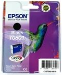 T0801 Cartucho de tinta (Epson T080140) negro