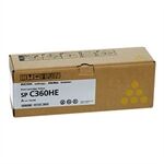 Ricoh SP-C360E toner 408187 amarillo XL