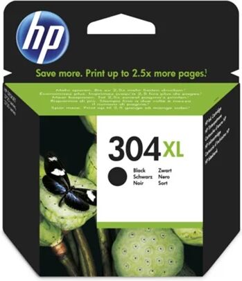 HP Cartucho de tinta Original HP 304XL Negro