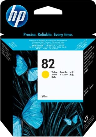 HP Cartucho de Tinta Original HP 82 Amarillo CH568A