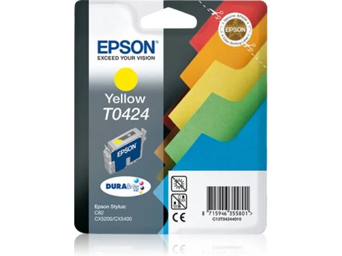 Epson Cartucho de tinta original EPSON, T0424, Archivos 16 ml , Amarillo, C13T04244010