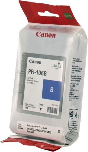 Canon Cartucho de tinta Original CANON PFI-106 Azul 6629B001 para imagePROGRAF iPF6400, iPF6400SE, IPF6450