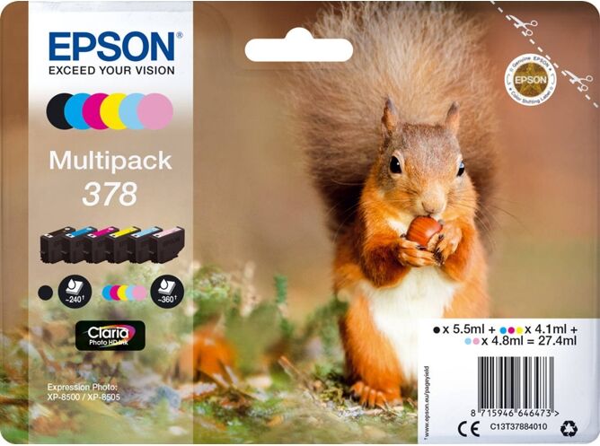 Epson Pack de cartuchos de tinta EPSON 378 - C13T37884020