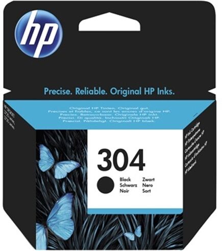 HP Cartucho de tinta HP 304 negro (N9K06AE)