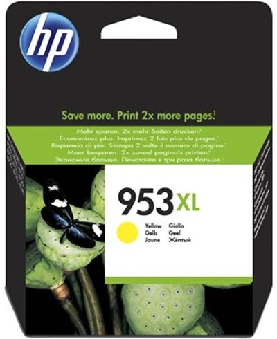 HP Cartucho de tinta HP 953 amarillo original (F6U18AE)