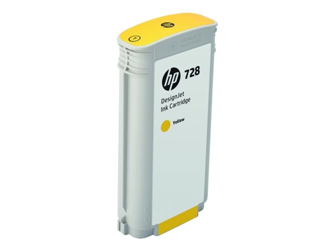 HP Cartucho de Tinta Original HP 728 F9J65A Amarillo para DesignJet T730, T830