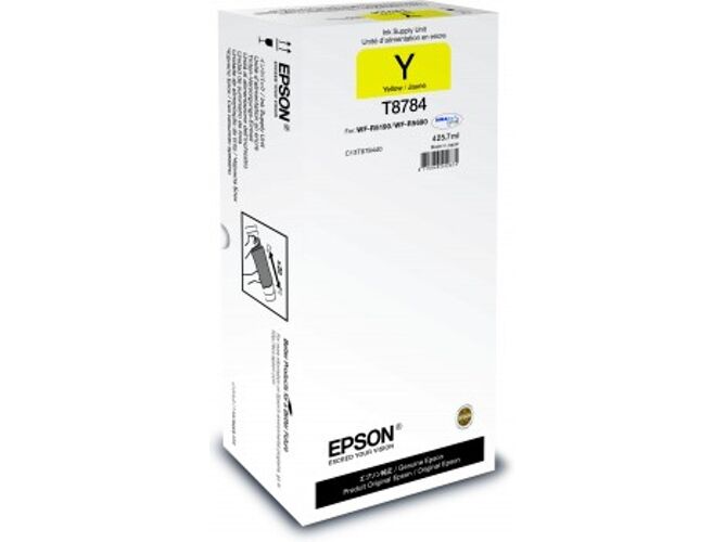 Epson Cartucho de tinta Original EPSON Amarillo XXL T8784 C13T878440 WorkForce Pro WF-R5xxx series