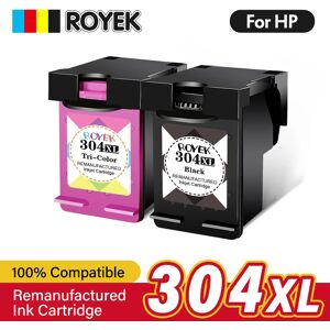 QSYRAINBOW Royek 304 XL cartouche d'encre de remplacement pour imprimante HP 304 HP304 XL Deskjet Envy 2620