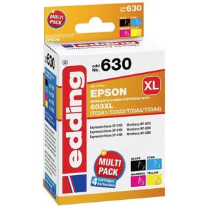 Encre remplace Epson 603XL, T03A6, T03A1, T03A2, T03A3, T03A4 compatible pack bundle noir, cyan, magenta, jaune