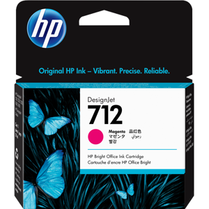 HP 712 Cartouche dencre Magenta Original 3ED68A