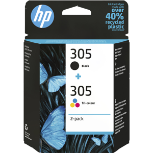 HP 305 Multipack Noir(e) / Plusieurs couleurs Original 6ZD17AE - Publicité