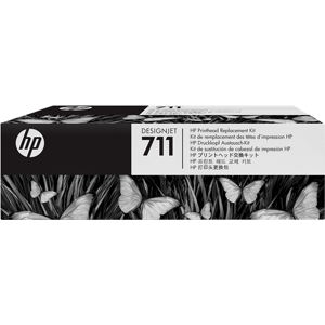 HP 711 Tete d'impression Noir(e) / Cyan / Magenta / Jaune Original C1Q10A