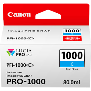 Canon 0547C001 Cartouche dencre Cyan Original PFI 1000c