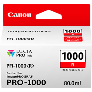 Canon 0554C001 Cartouche dencre Rouge Original PFI 1000r