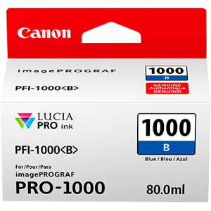 Canon 0555C001 Cartouche dencre Bleu Original PFI 1000b