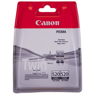 Canon 2932B012 Multipack Noir(e) Original PGI-520BK Twin