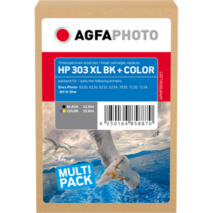 Agfa Photo 303XLBK+Color Multipack Noir(e) / Plusieurs couleurs Original APHP303XLSET