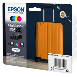 Epson 405XL Multipack Noir(e) / Cyan / Magenta / Jaune Original C13T05H64010 - Publicité