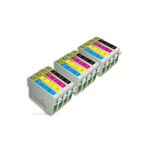 Epson MoreInks - 12 Cartouches d'encre Compatibles cyan / magenta / jaune / noir pour imprimante Stylus DX4050 - Publicité