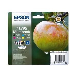 Epson T1295 Multipack - Pack de 4 - 32.2 ml - taille L - noir, jaune, cyan, magenta - original - cartouche d'encre - pour Stylus SX230, SX235, SX430, - Publicité