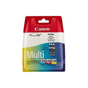 Canon CLI-526 C M Y Pack de 3 cartouches (Cyan Magenta Jaune) Certifié  (Plastique Obsolète 2018 Sécurisé) - Publicité