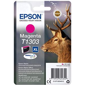 Epson T1303 Cerf Magenta, Cartouches d'encre d'origine XL Haute capacité, WF-3010DW WF-3520DWF WF-3530DTWF WF-3540DTWF WF-7015 WF-7515 B42WD BX320FW BX525WD BX625FWD BX630FW BX635FWD SX525WD SX535WD - Publicité