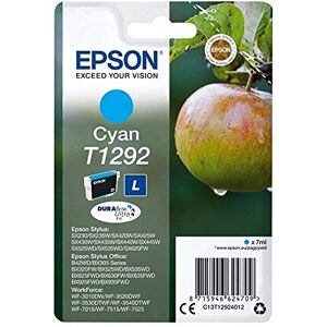 Epson T1292 Pomme Cyan, Cartouche d'encre d'origine, WF-3010DW WF-3520DWF WF-3530DTWF WF-3540DTWF WF-7015 WF-7515 WF-7525 BX305F BX310FN BX320FW BX525WD BX535WD BX625FWD BX635FWD BX925FWD BX935FWD - Publicité