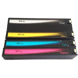 Compatible Cartouche HP 970XL/971XL - Pack 4 cartouches Haute capacite - 4 couleurs