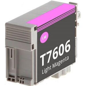 Compatible Cartouche Epson T7606 Magenta clair Pigmentee - Magenta clair