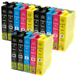 Compatible Epson Expression Home XP-102, Pack cartouches pour T1816 - 4 couleurs