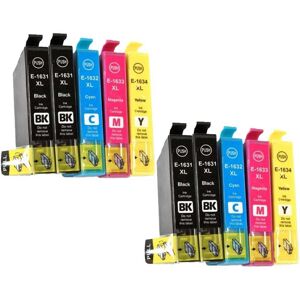 Compatible Epson 16XL Multipack (T1636) - 10 cartouches Haute capacite - 4 couleurs