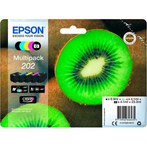 Epson 202 pack 5 cartouches 2noires + 3 couleurs pour