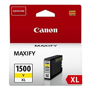 Canon PGI-1500XL Cartouche d'encre authentique grande capacité 9195B001 - Jaune - Publicité