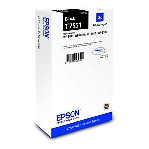 Epson T7551 Cartouche d'encre originale grande capacité C13T755140 - Noir - Publicité