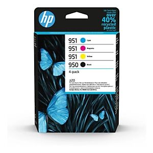 HP 950 / 951 Cartouche d'encre authentique 6ZC65AE - Pack Noir + Couleurs - Publicité