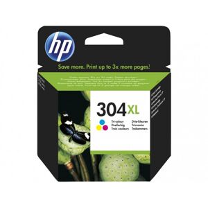 HP 304XL Cartouche Trois couleurs (Cyan,Magenta,Jaune) authentique grande capacité (N9K07AE) - Publicité