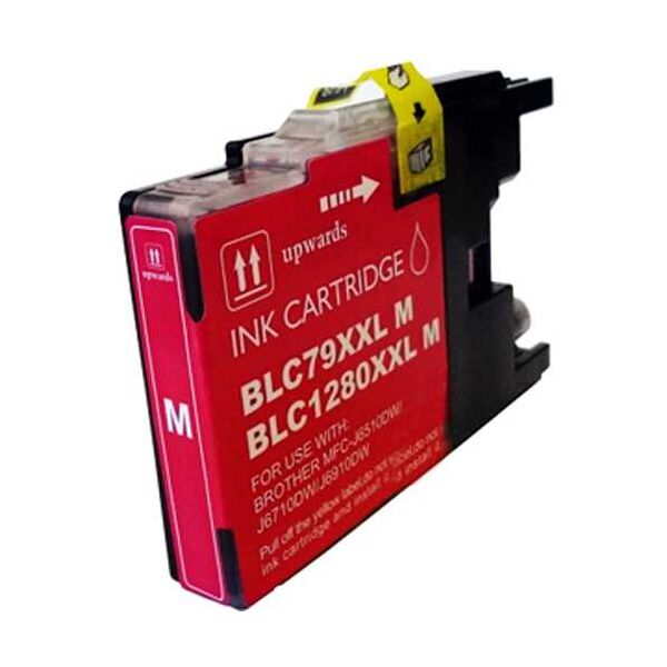 Compatible Brother mfc J6910DW, Cartouche d'encre Brother LC-1280XLM - Magenta