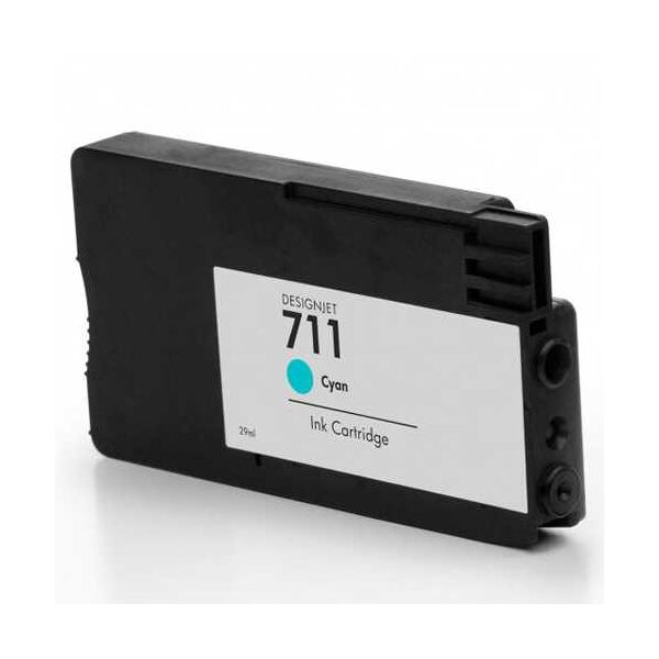 Compatible HP DesignJet T520 24-INCH, Cartouche d'encre pour CZ130A - Cyan