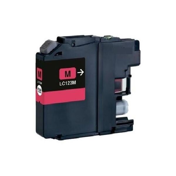 Compatible Brother mfc J6920DW, Cartouche d'encre Brother LC-123M - Magenta