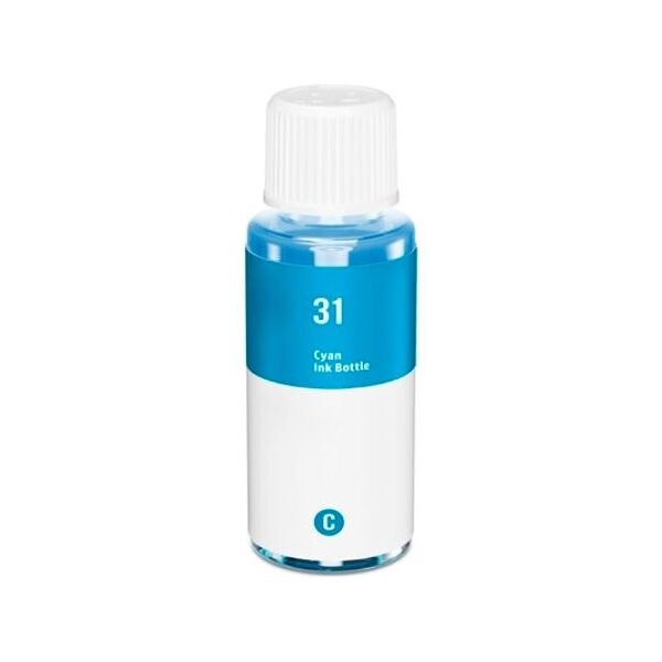 Compatible HP Smart Tank 7005, Bouteille d'encre pour 1VU26AE - Cyan