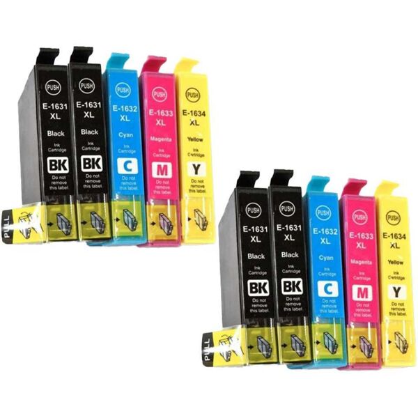 Compatible Epson 16XL Multipack (T1636) - 10 cartouches Haute capacité - 4 couleurs