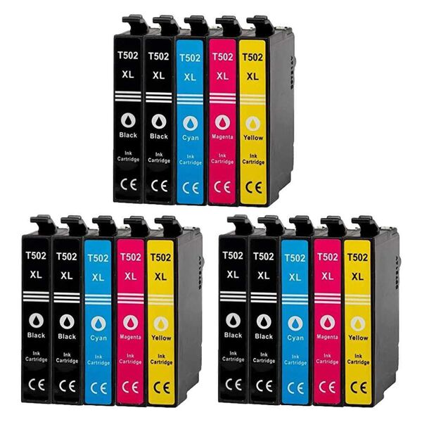 Cartouche compatible Epson 502 Jumelles - pack de 4 - noir, jaune, cyan,  magenta - prix mini Pas Cher