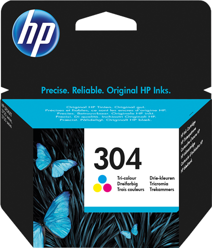 HP 304 Cartouche d'encre Plusieurs couleurs Original N9K05AE