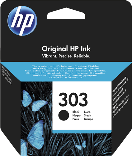 HP 303 Cartouche d'encre Noir(e) Original T6N02AE