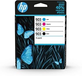 HP 903 Cartouche d'encre authentique 6ZC73AE - Pack Noir + Couleurs